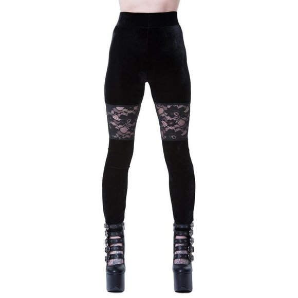 Killstar Rose Merry Leggings sz L - Picture 1 of 6